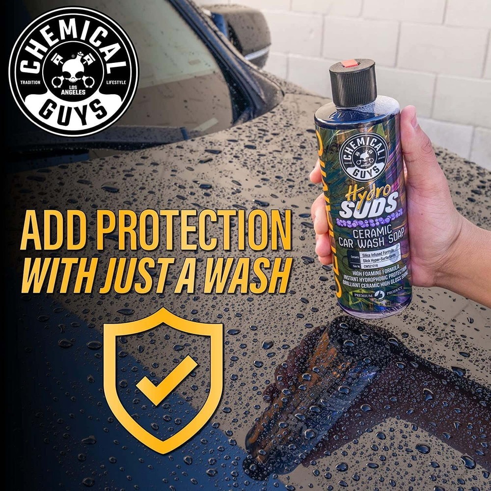 Hydrosuds High-Gloss Hyper Foaming SiO2 Ceramic Car Wash Soap Cleaning