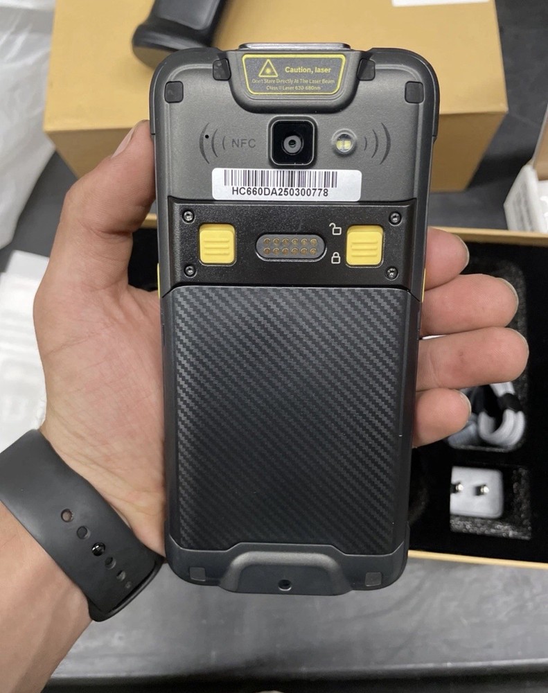 MUNBYN IPDA101-2D-BK-US 5'5" Android 13 Barcode Scanner Black NEW