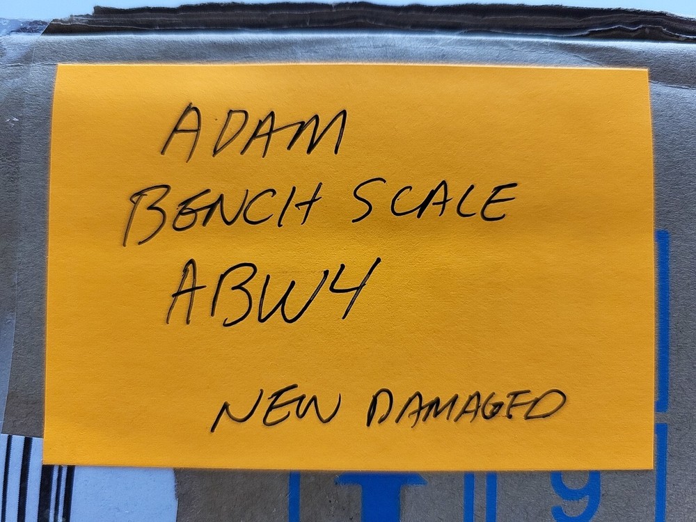 Adam Compact Bench Scale ABW4 *NEW With Some Handling Damage Works Shows Error 4