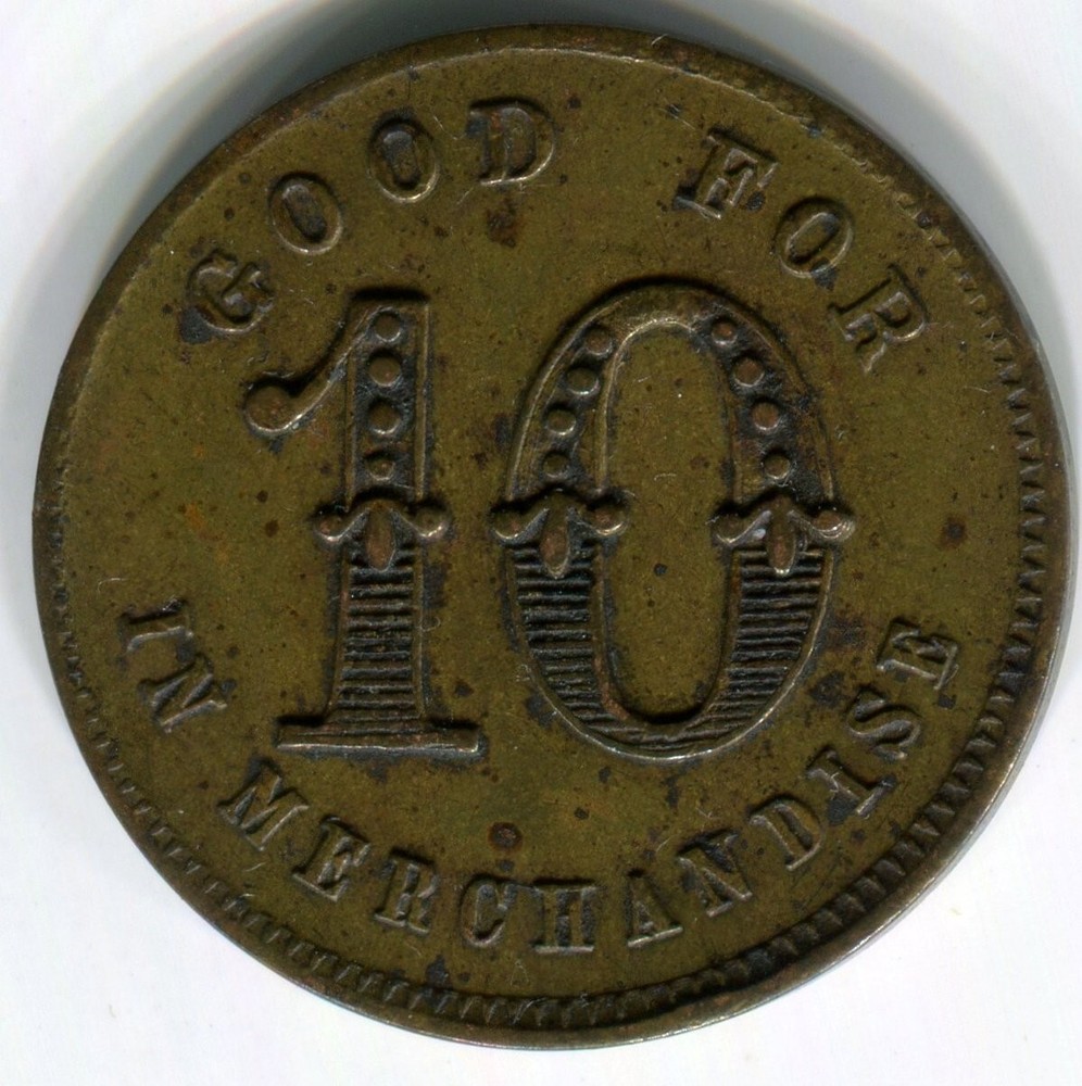 Florida, Norfleet - H.E. Kelly 10c Token RR