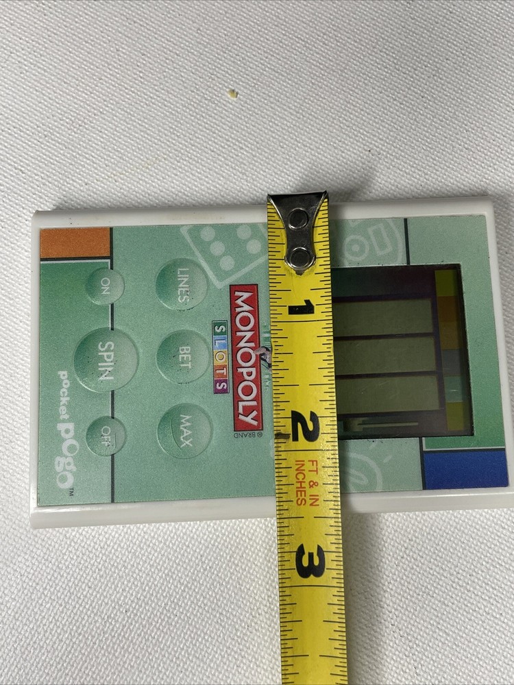 Monopoly Slots Pocket Pogo Electronic Handheld 2009 WORKS