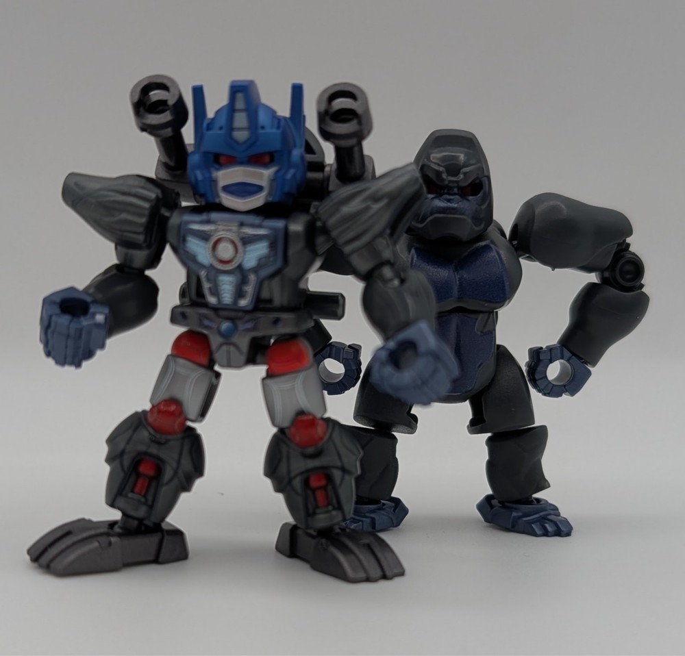 COMBO Blokees Transformers Defender 6 **SGT** BW Optimus Primal & Beast Mode