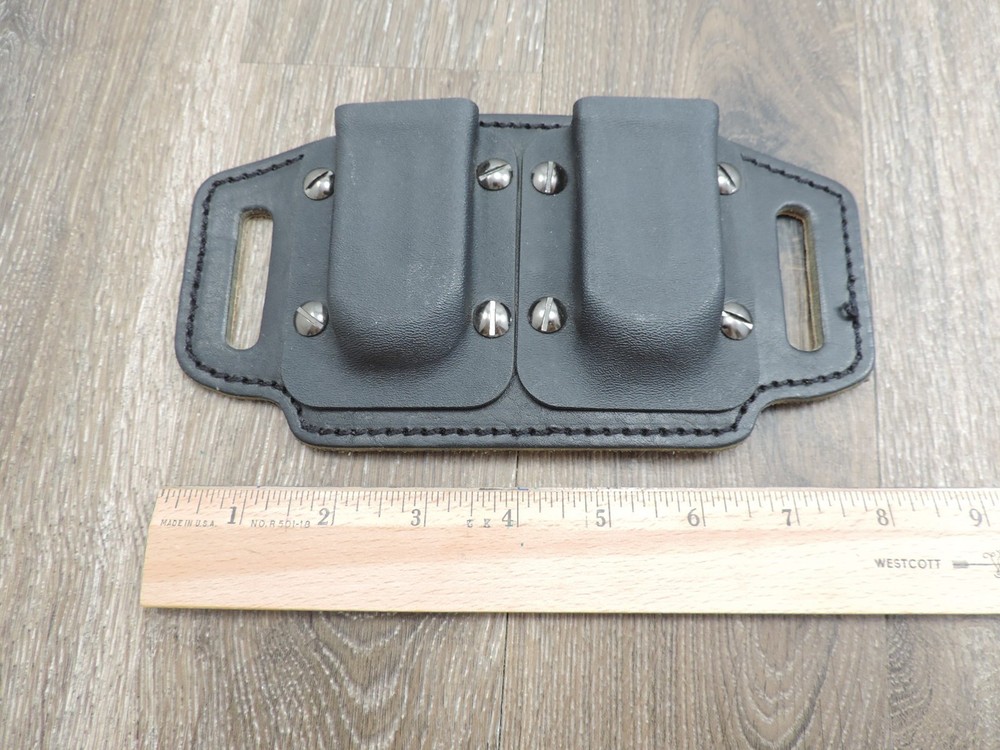 Maxtuck Dual Single Stack Mag Pouch Black
