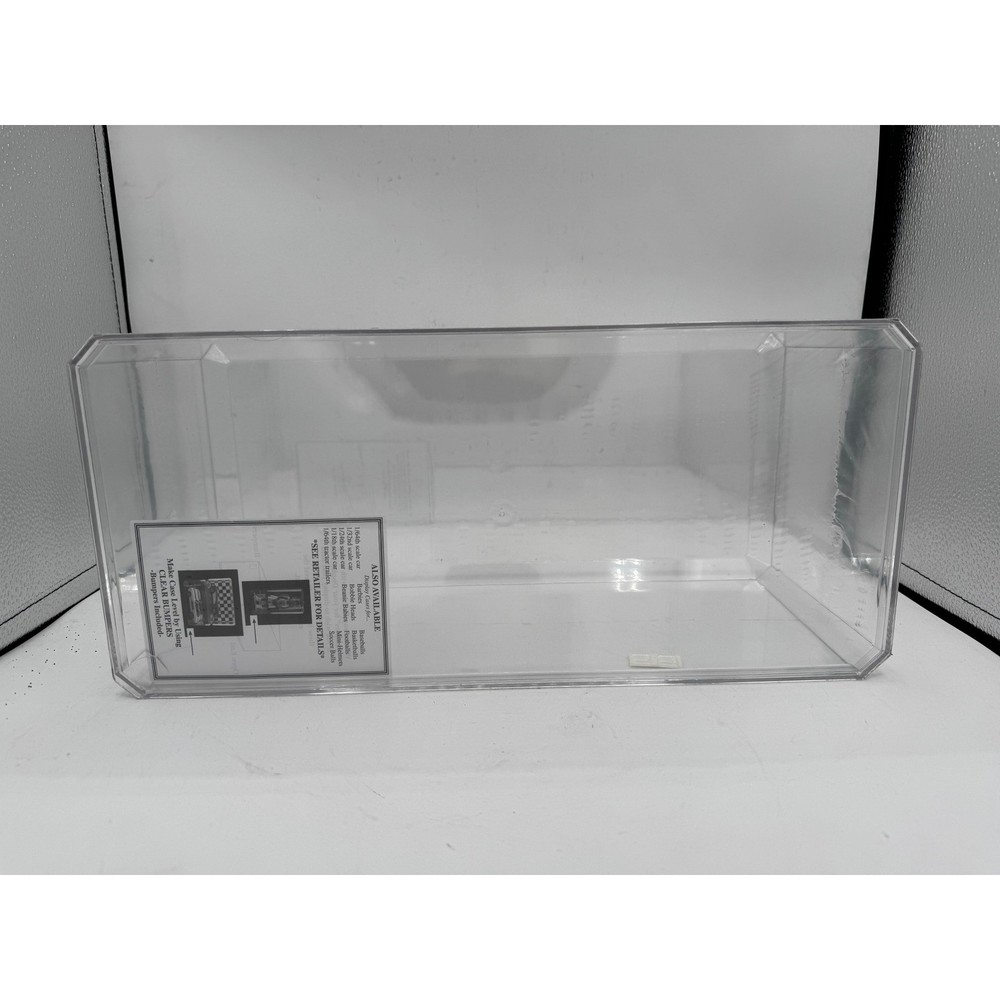 Entrust Collecting Beveled Edge Display Case for 1:18 Oversized Scale Cars Clear