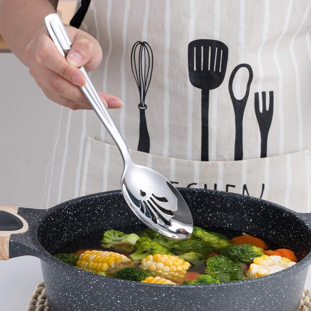 Hostess Serving Utensil Set, GoGeiLi 5-Piece Stainless Steel Flatware Silverware