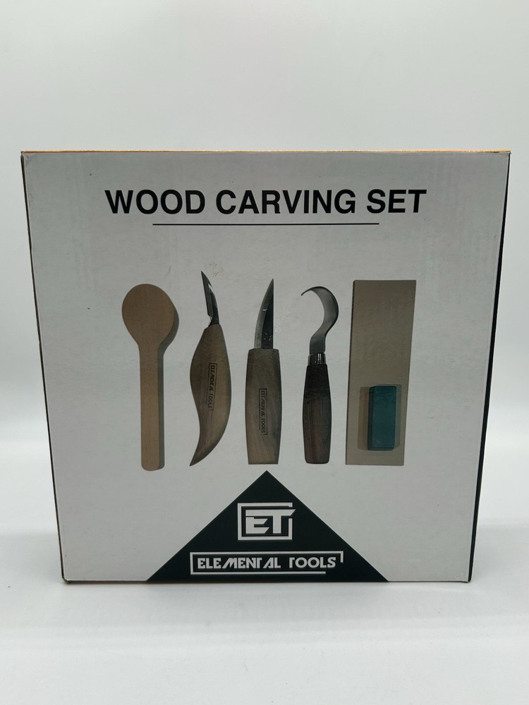 9 Piece Elemental Tools Wood Carving Set