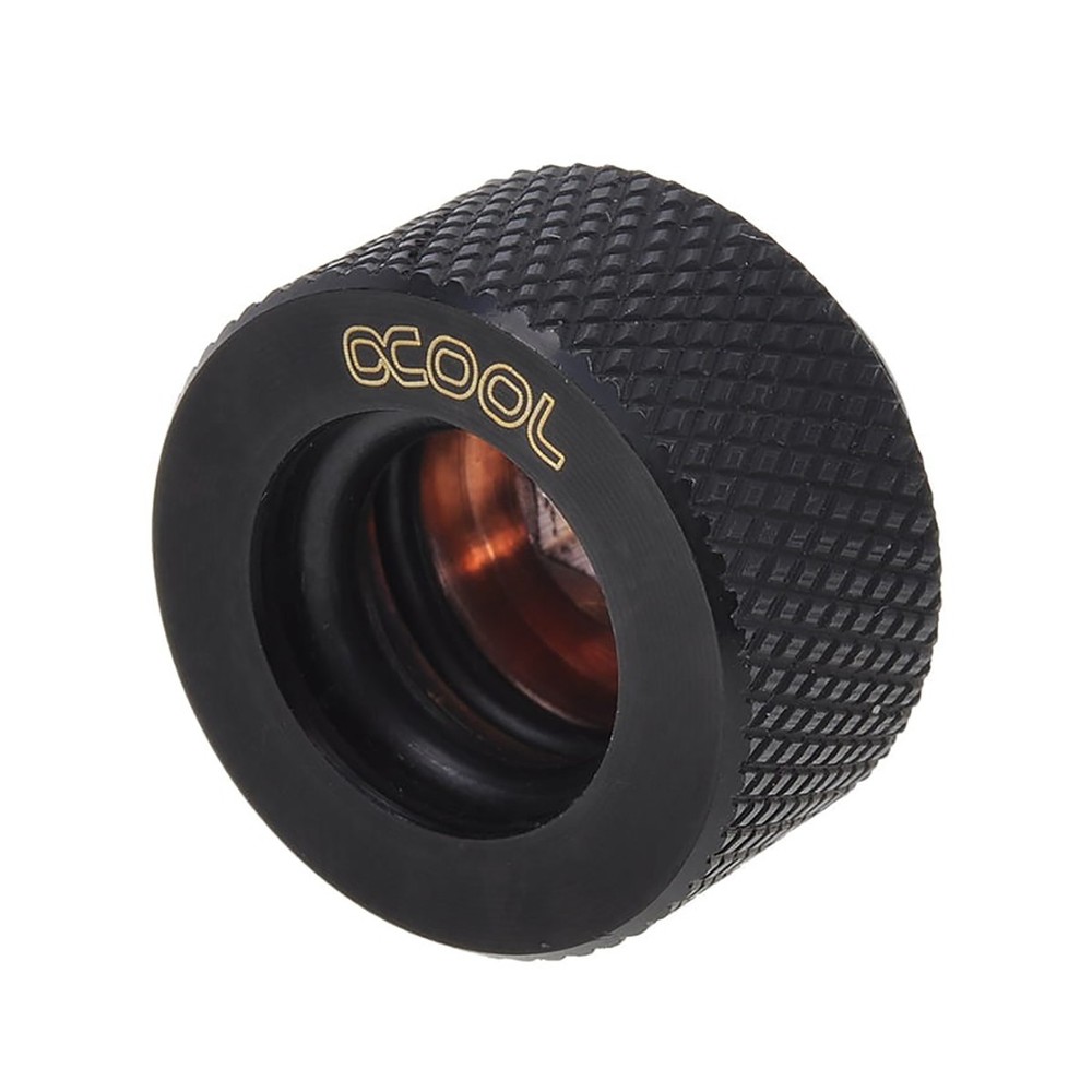 Alphacool HT 13mm G1/4 HardTube Compression Fitting, Deep Black