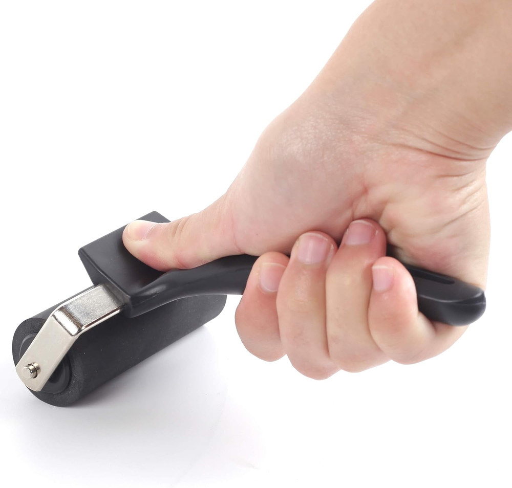 Rubber Roller Brayer for Crafting - Ink Roller Tool for Printmaking, Glue, Block