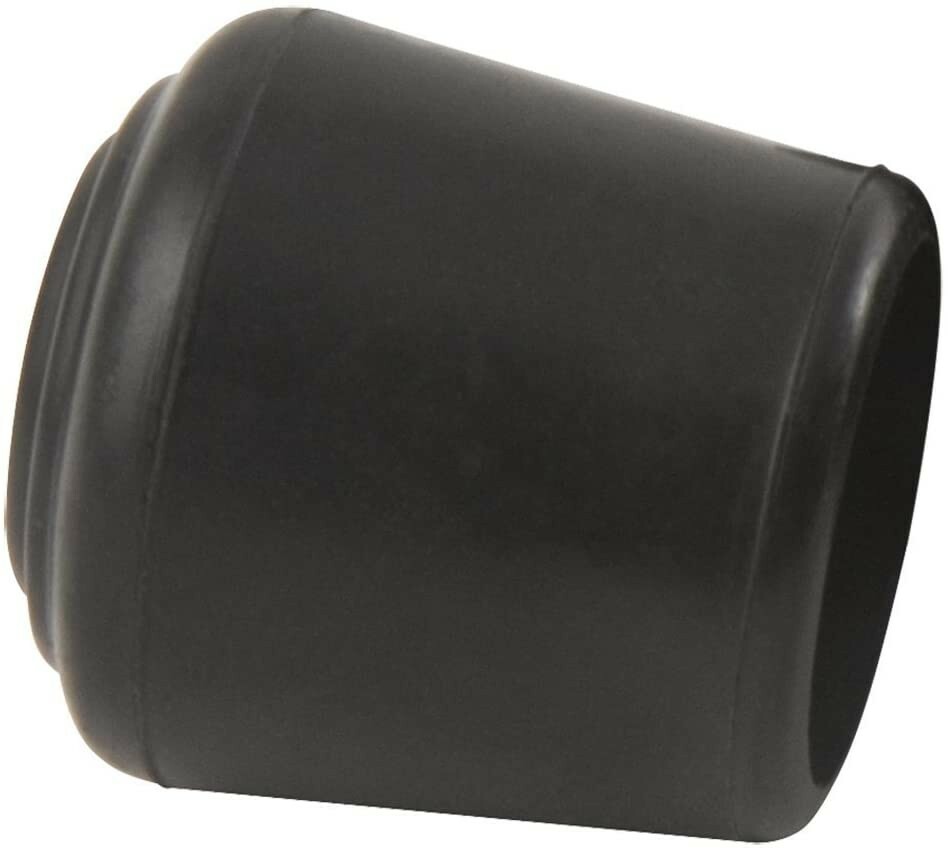 SoftTouch Rubber Leg Tip 4 Piece 1" Black