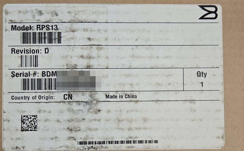 NEW Brocade RPS13 Power Supply