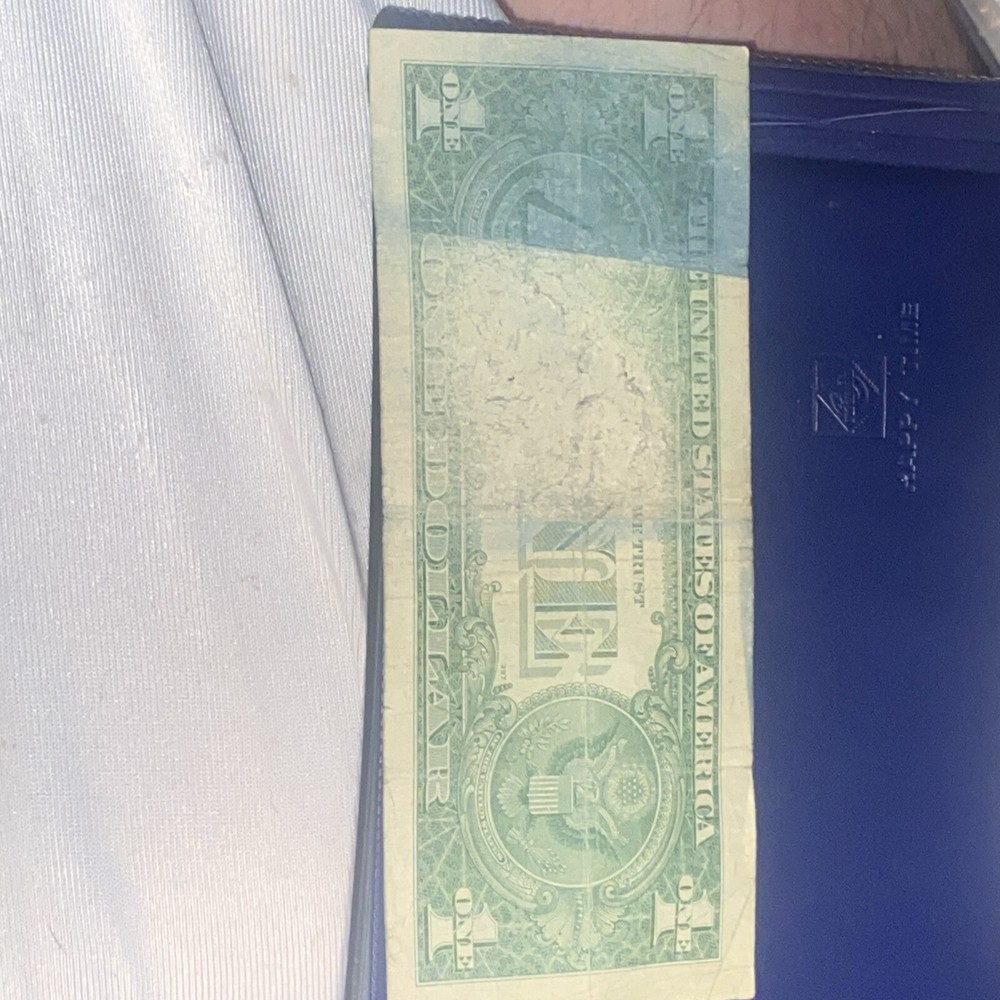 1957-A $1 ONE DOLLAR SILVER CERTIFICATE “INKING ERROR”
