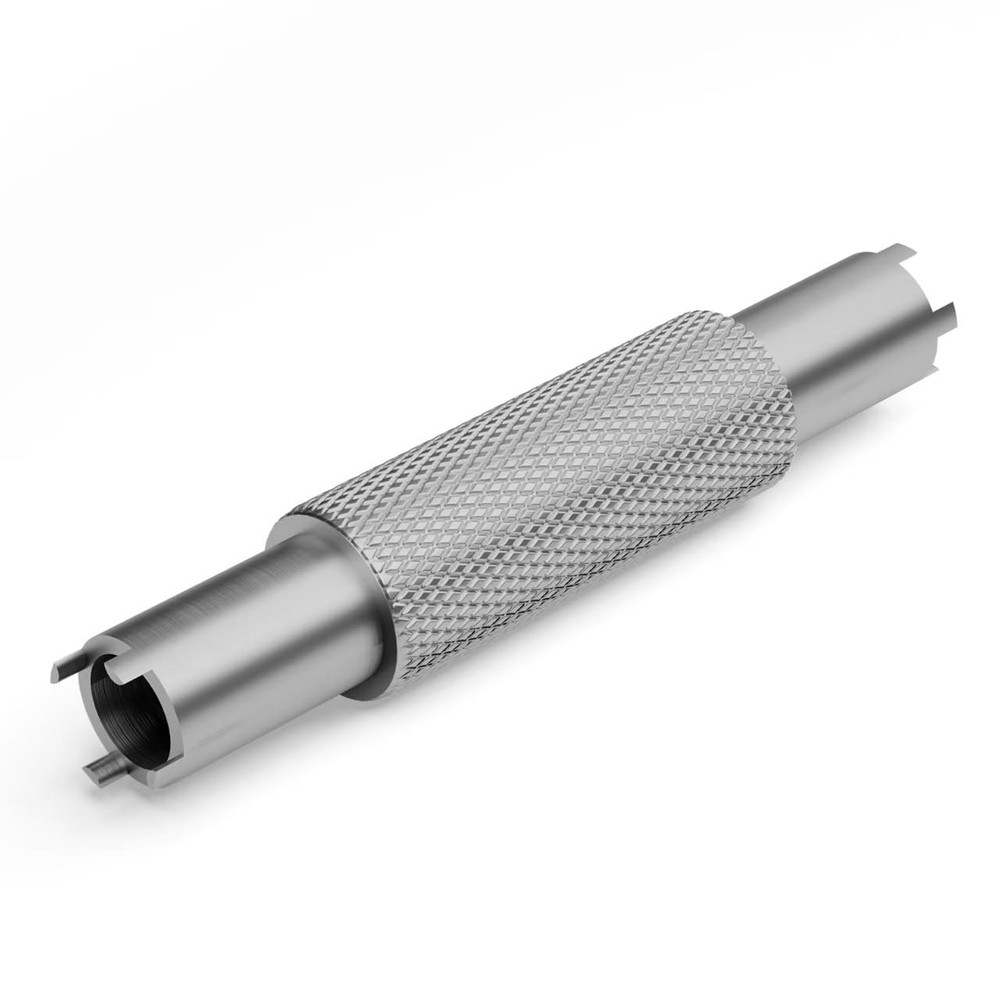 Front Sight Adjustment Tool with Rubber Protective Cover, 4&5 Prong Silvery