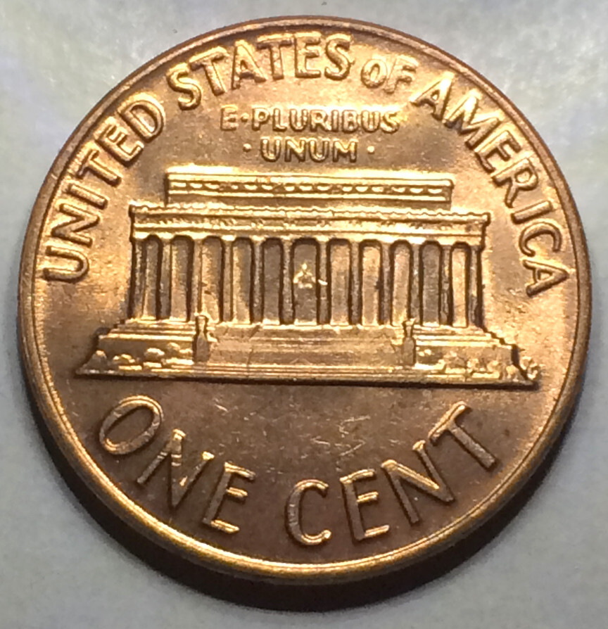 1971 D Lincoln Cent BU Red- Spike Head- Unlisted