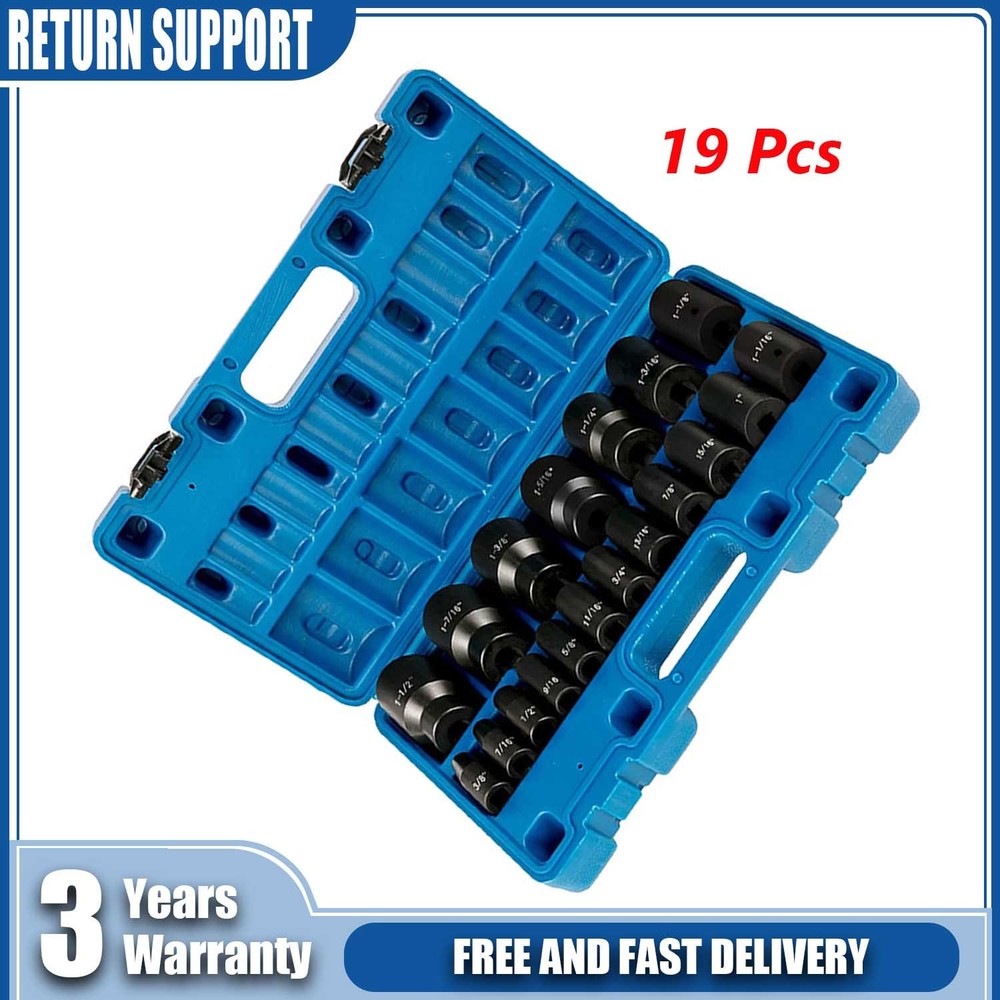 19X NEW Stripped Bolt Extractor Impact Socket Set Damaged Bolt Remover Easy Out