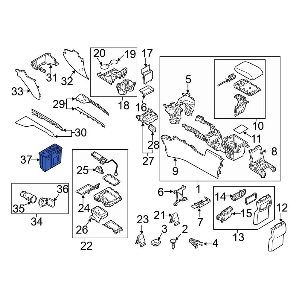 Mazda TK78669U0E Audio Auxiliary Jack
