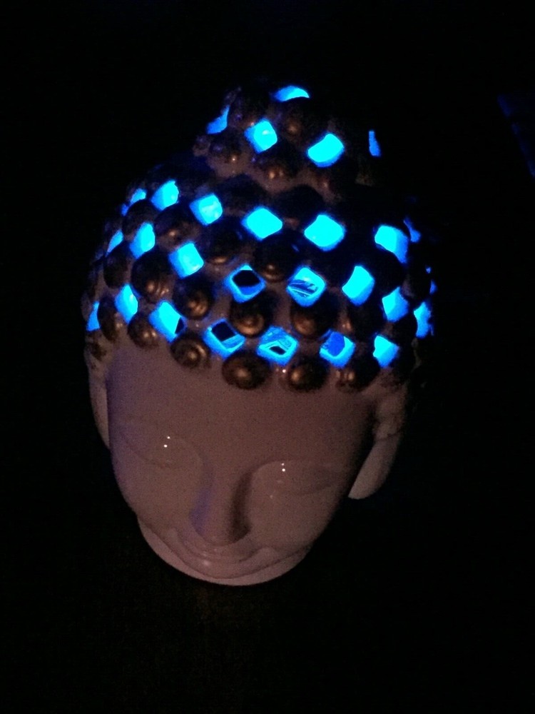 Buddha Head Tea Light Votive Holder