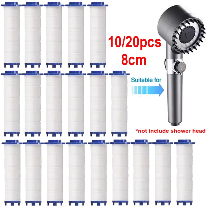 10/20Pcs Replacement Shower Filter for Held Showerhead High Output Shower Filter