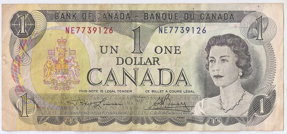 Canada 1 dollar 1973