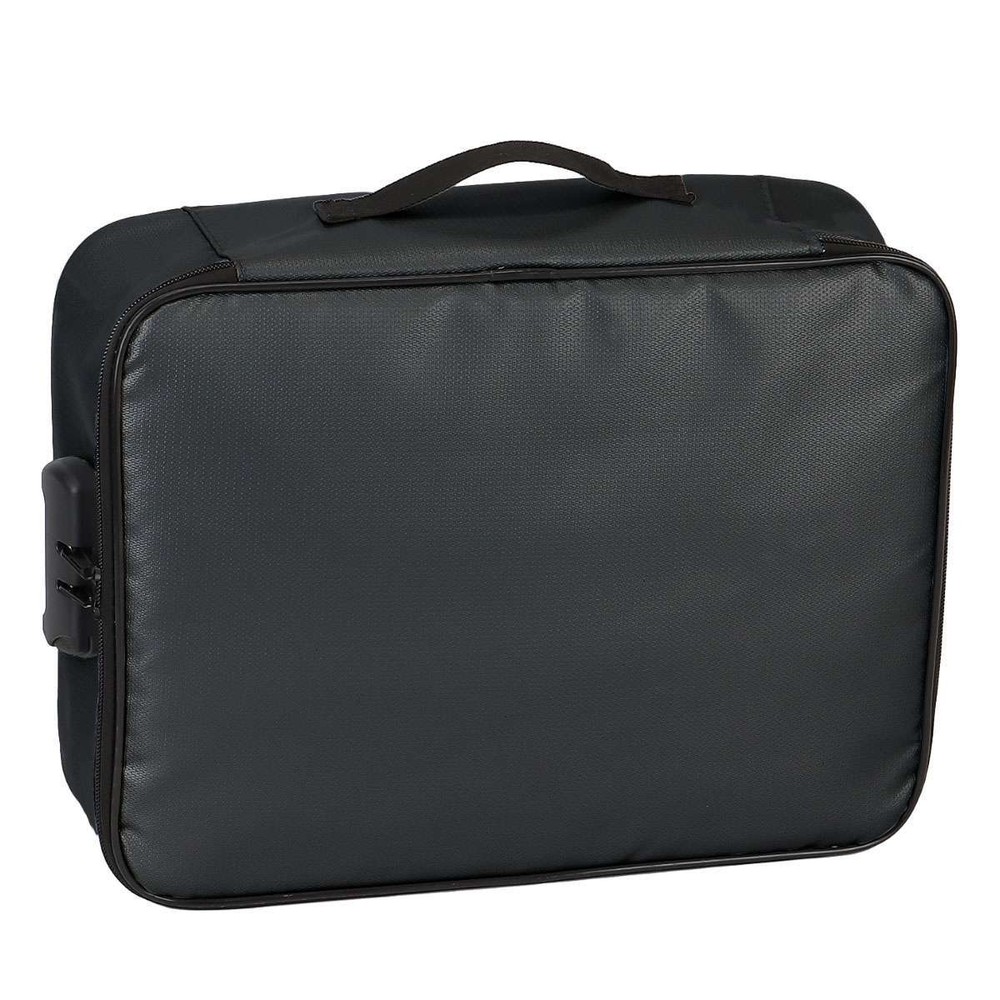 Fire Proof Waterproof Document Box with Lock File Storage Organizer Box Safe Bag