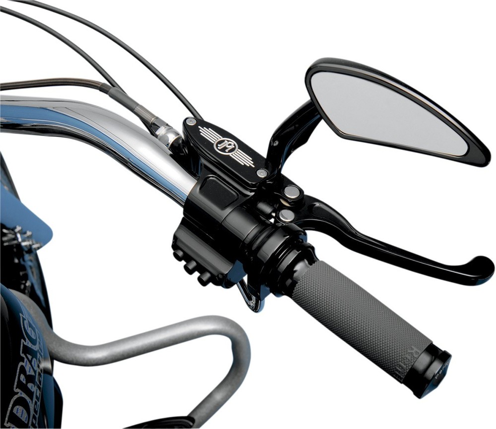 PM 0062-2032-B Contour Billet Handlebar Switch - Right Side - Three Button - Bla