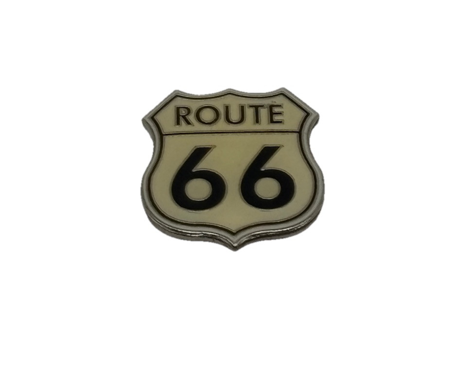 ROUTE 66 LAPEL PIN NEW
