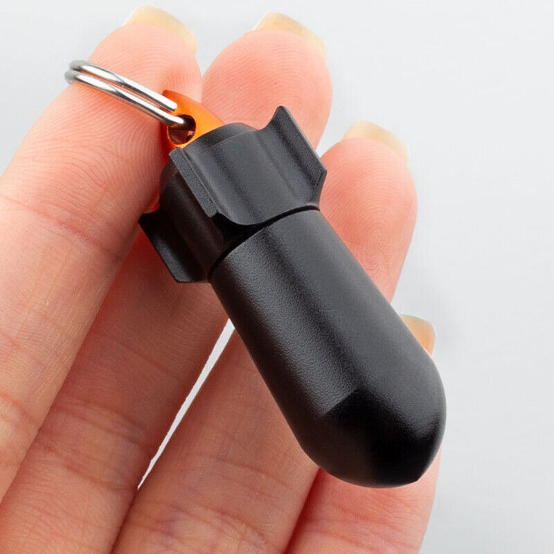 Creativity Aluminum Medicine Survival Waterproof Pill Storage Container Box EDC