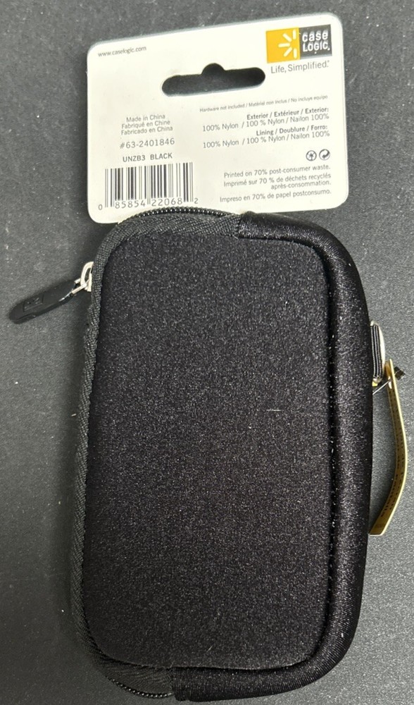 Case Logic Protector Holder For Carrying Cell Phone Camera MP3 Player Pouch Blac