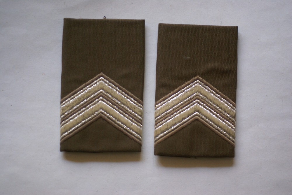 Netherlands, Dutch Army Cavalry Sergeant Major rank slides
