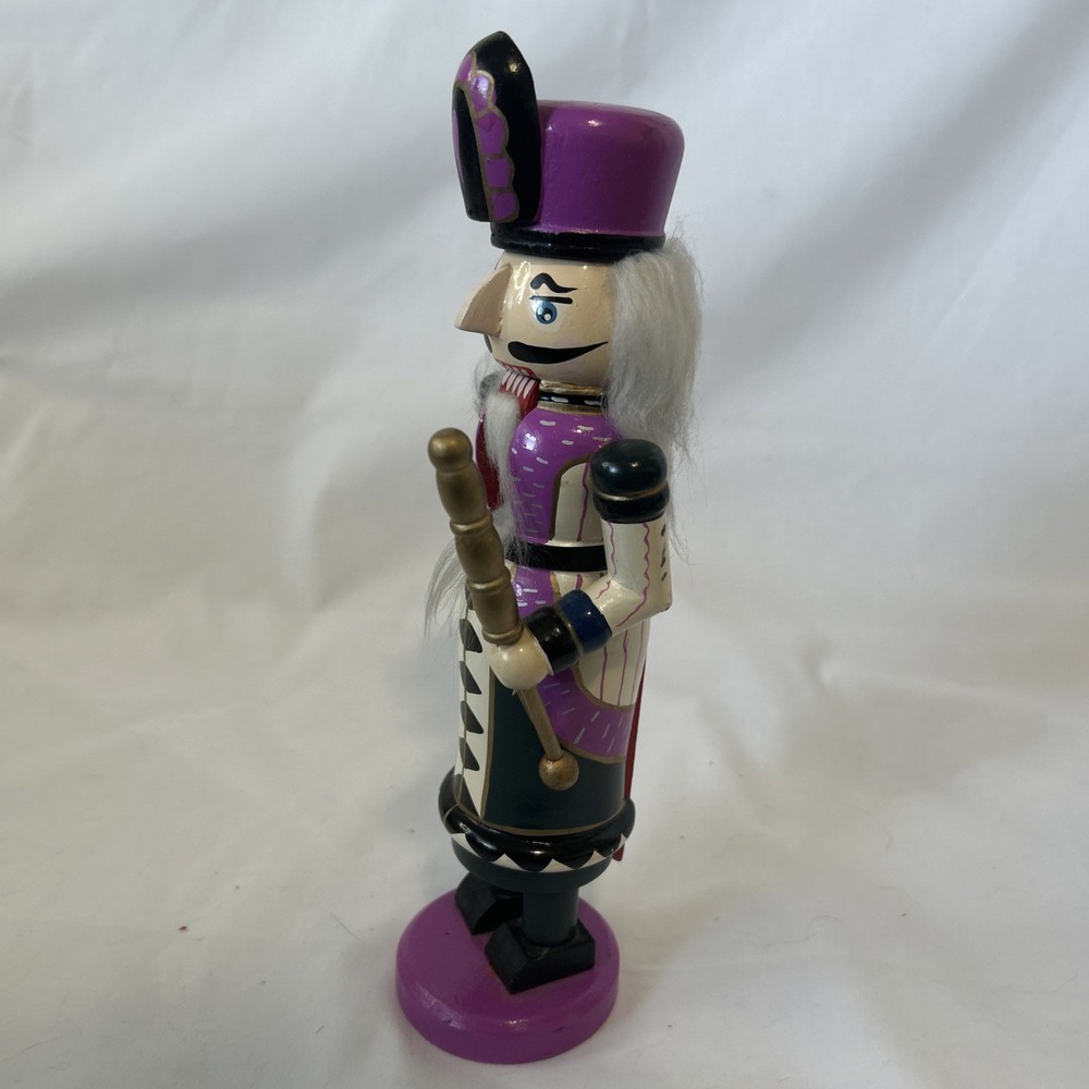 10" Purple Christmas Nutcracker
