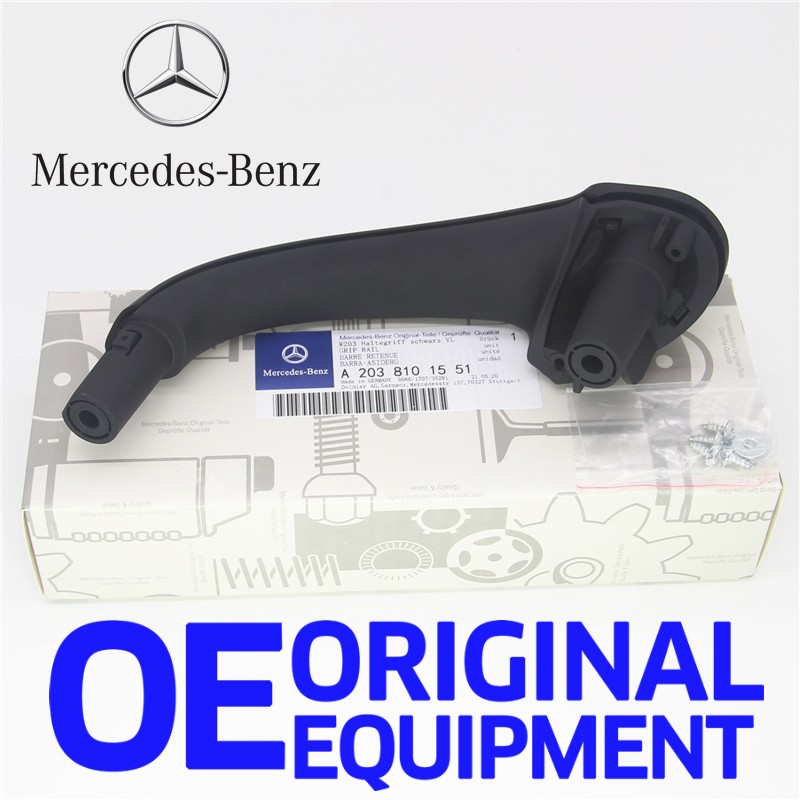 Front Left Driver Black Interior Door Pull Handle for Mercedes-Benz C-Class