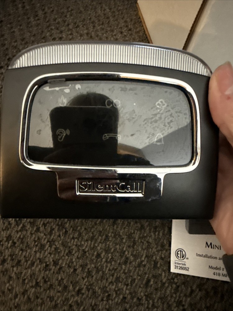 Silent Call Medallion Series Mini Strobe Receiver New