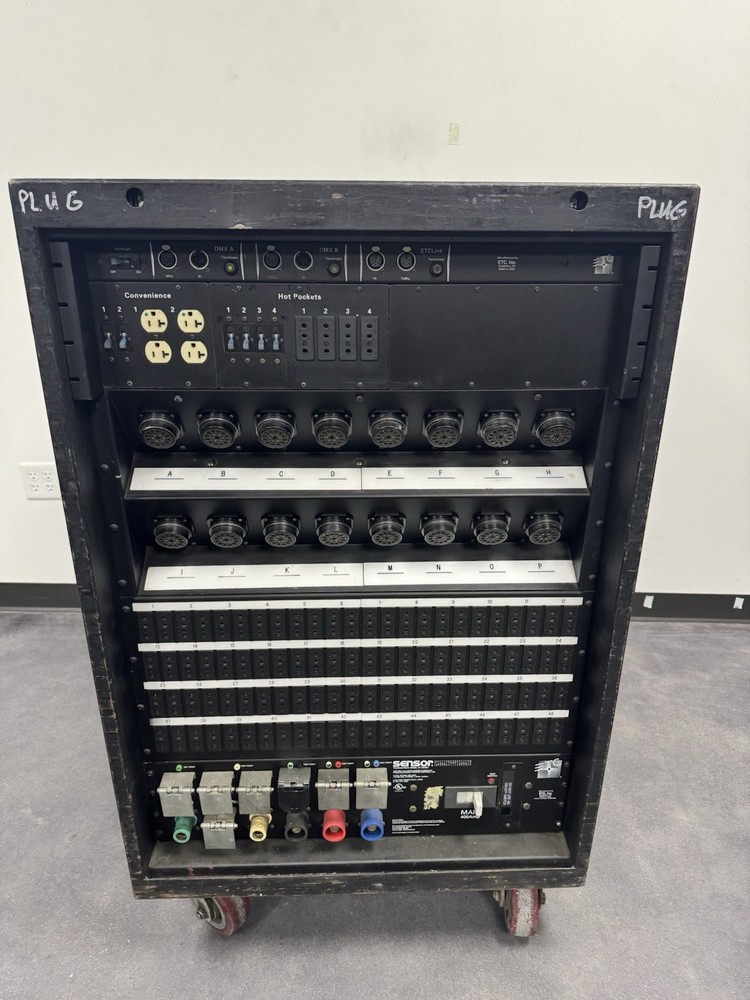 ETC Sensor Dimmer 48 Channel Light Stage Lighting Theater Rig - With Modules