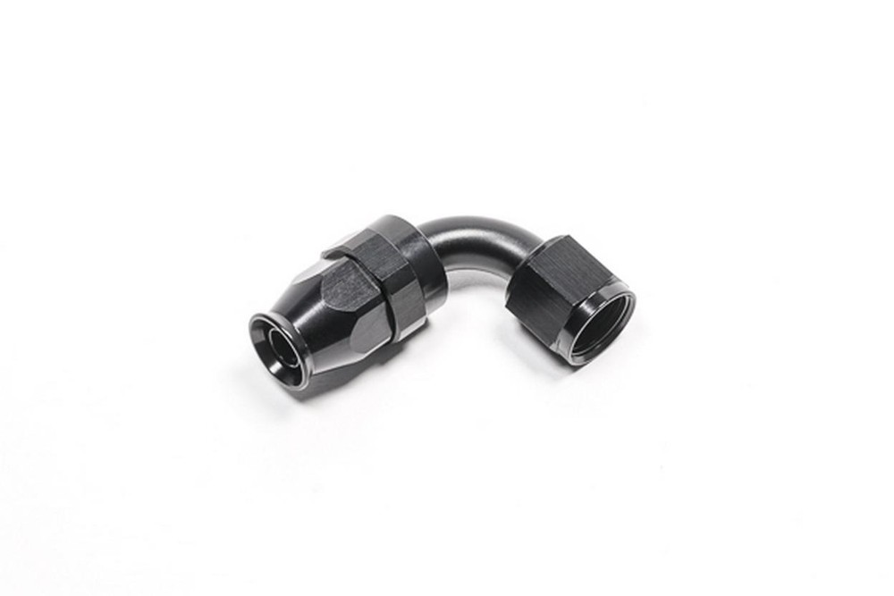 Radium Engineering For -8AN 90 Degree PTFE Hose End - Black