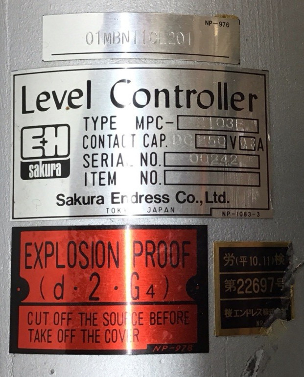 Endress Hauser Sakura 250VDC Level Controller MPC-2103E (M22)