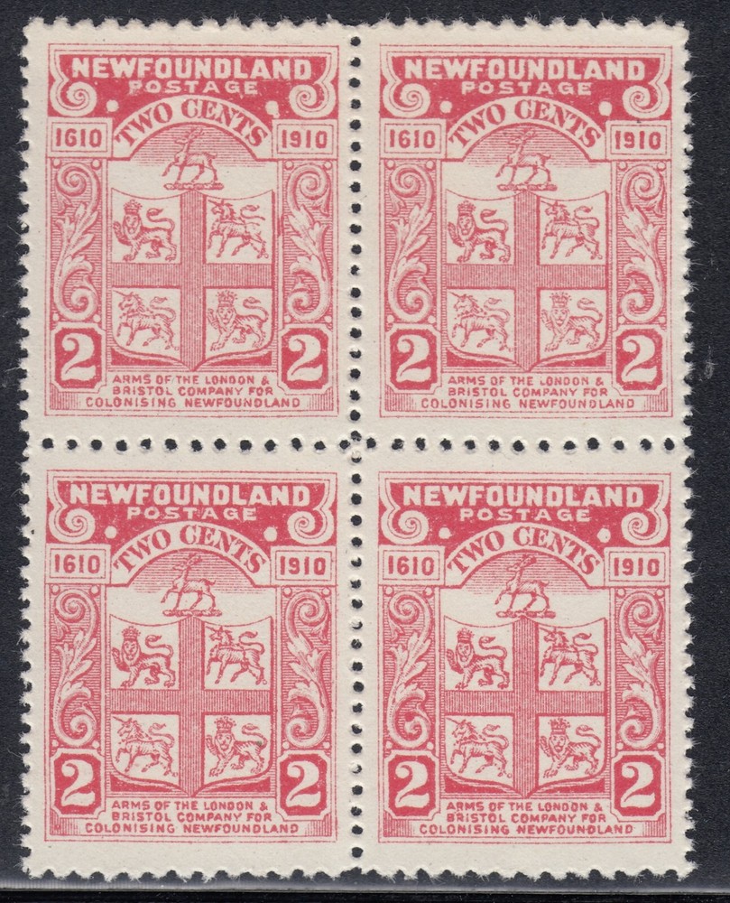 Newfoundland # 88a Mint Never Hinged Very Fine Block