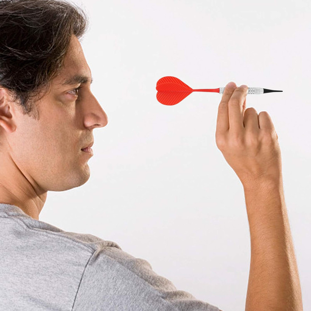 12 Soft Tip Darts with 100 Replacement Tips for Electronic and Plastic Dartboard