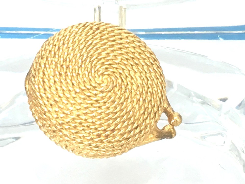 VINTAGE ESTEE LAUDER GLAZE' PERFUME COMPACT GOLDTONE