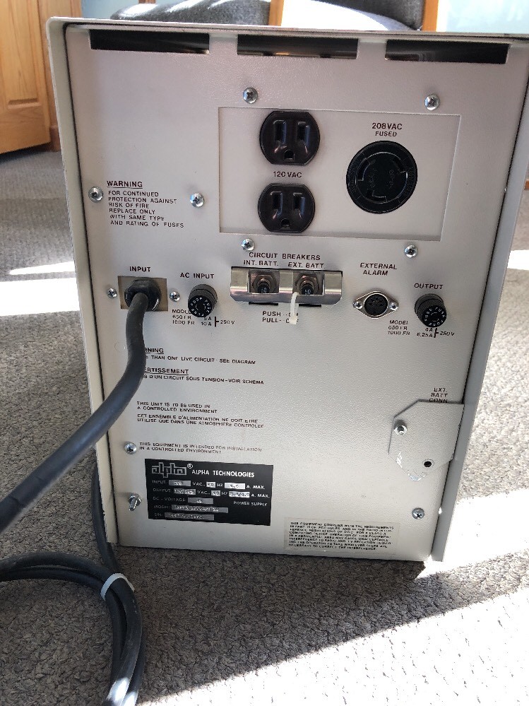 Alpha Technologies 1000FR NT Power Source