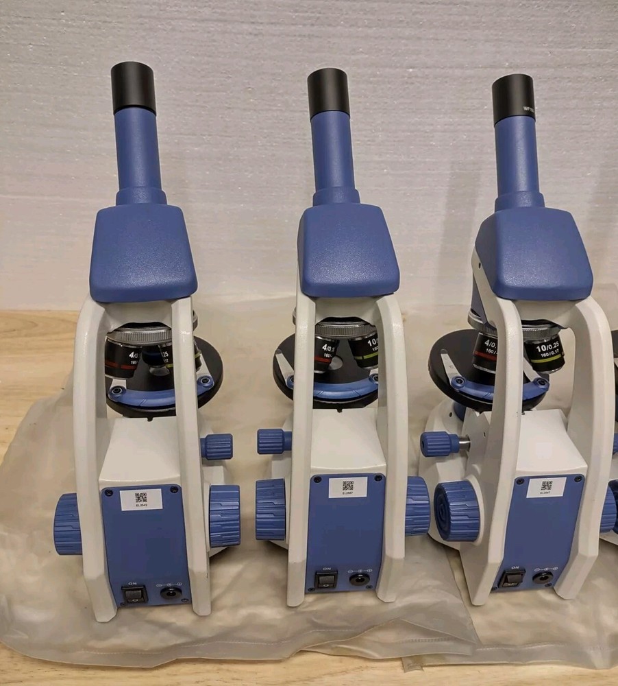 Lot of 6 Boreal 2 Compound Microscopes 1762-04 (READ)