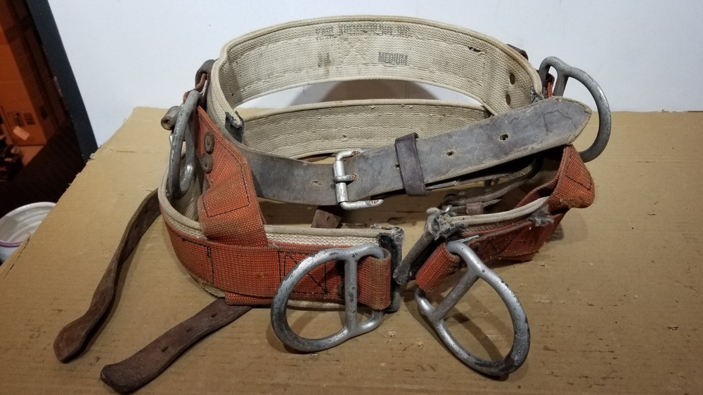 Vintage Lineman Climbing Belt  Size Medium