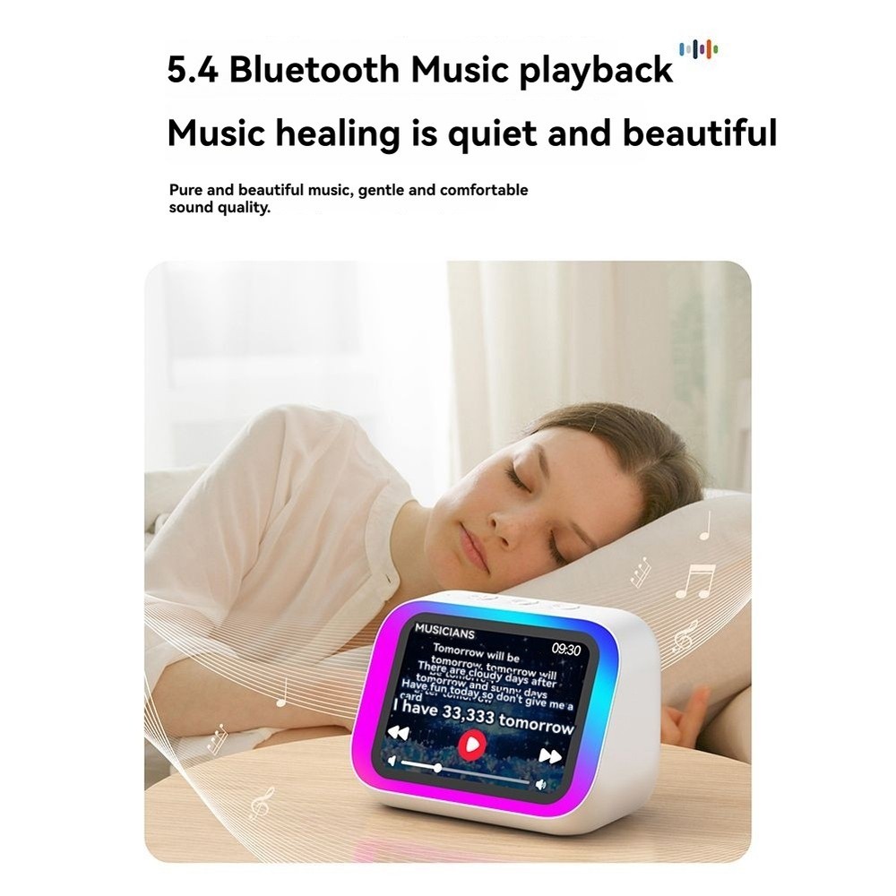 Intelligent Screen Bluetooth Clock Speaker with Temperature Display7211