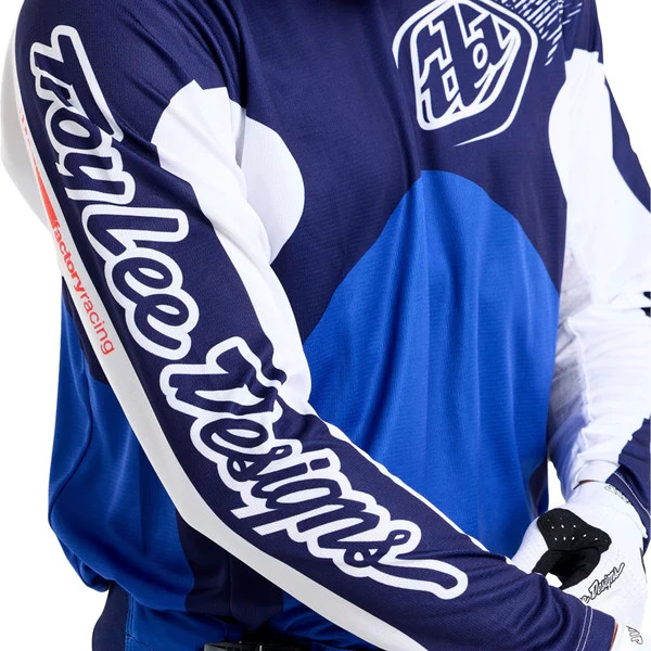 Troy Lee Designs GP Pro Jersey - Frames Navy/White - Medium