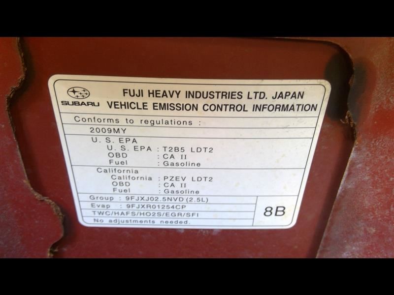 FORESTER 2009 Headrest 361948
