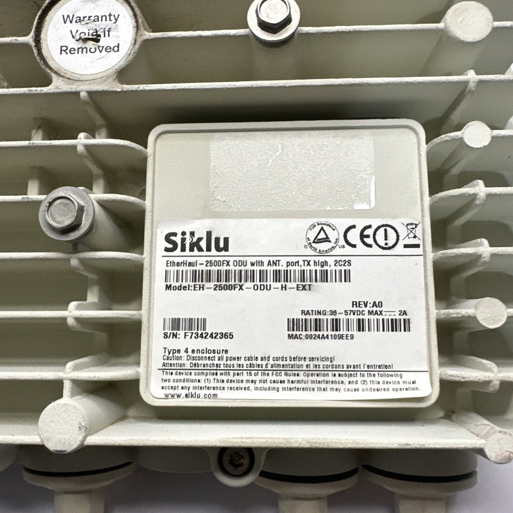 SIKLU EtherHaul 2500FX ODU W/ ANT. TX High