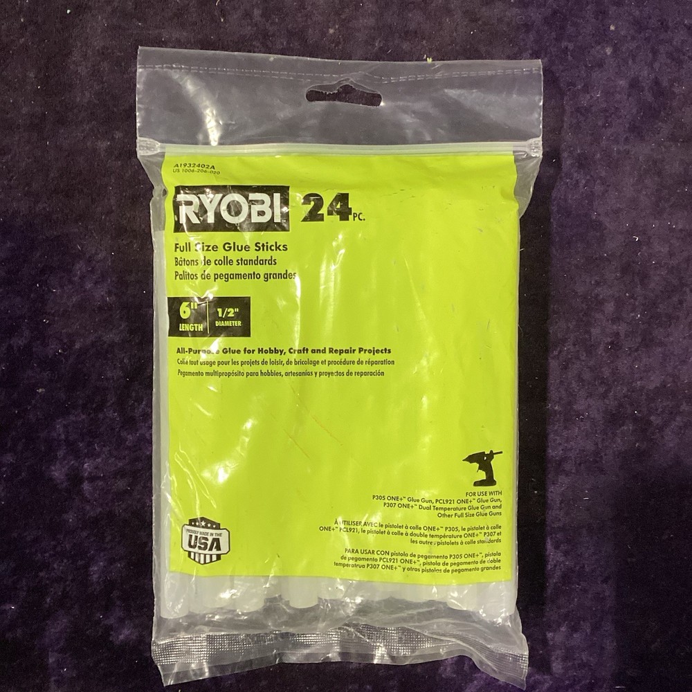 RYOBI Full Size Glue Sticks (24-Piece)-NEW!