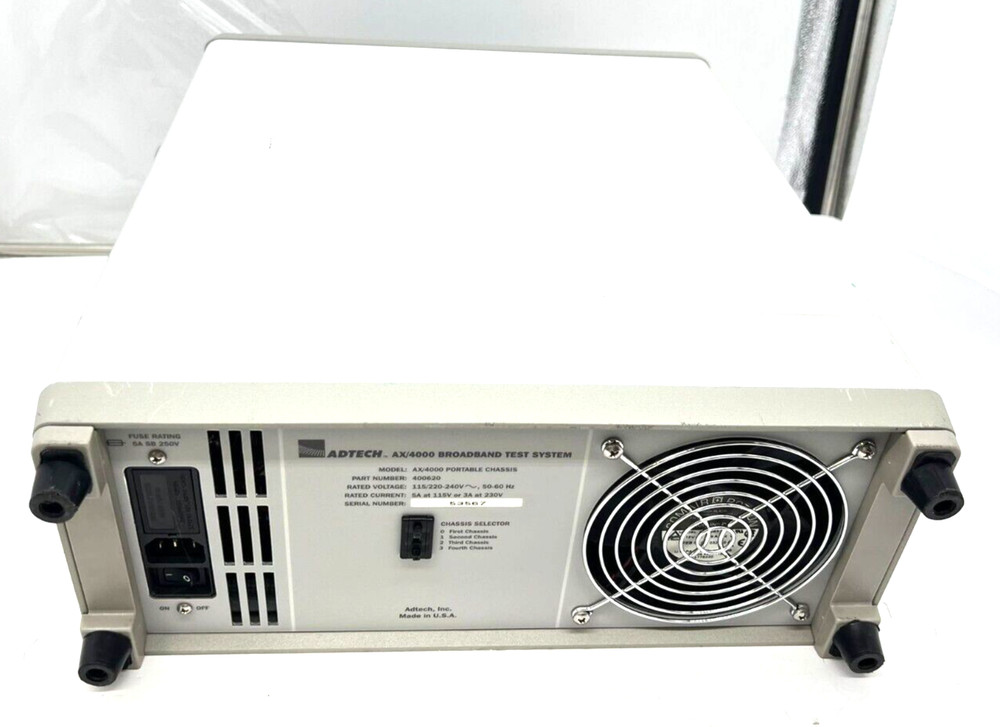 SPIRENT ADTECH AX/4000 BROADBAND TEST SYSTEM 5 MODULES