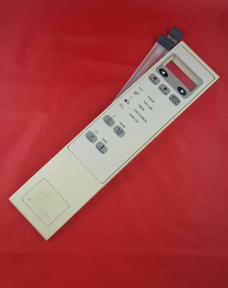 Zebra 170xill/170xilll Series Printer Front Panel Rev 3 22021