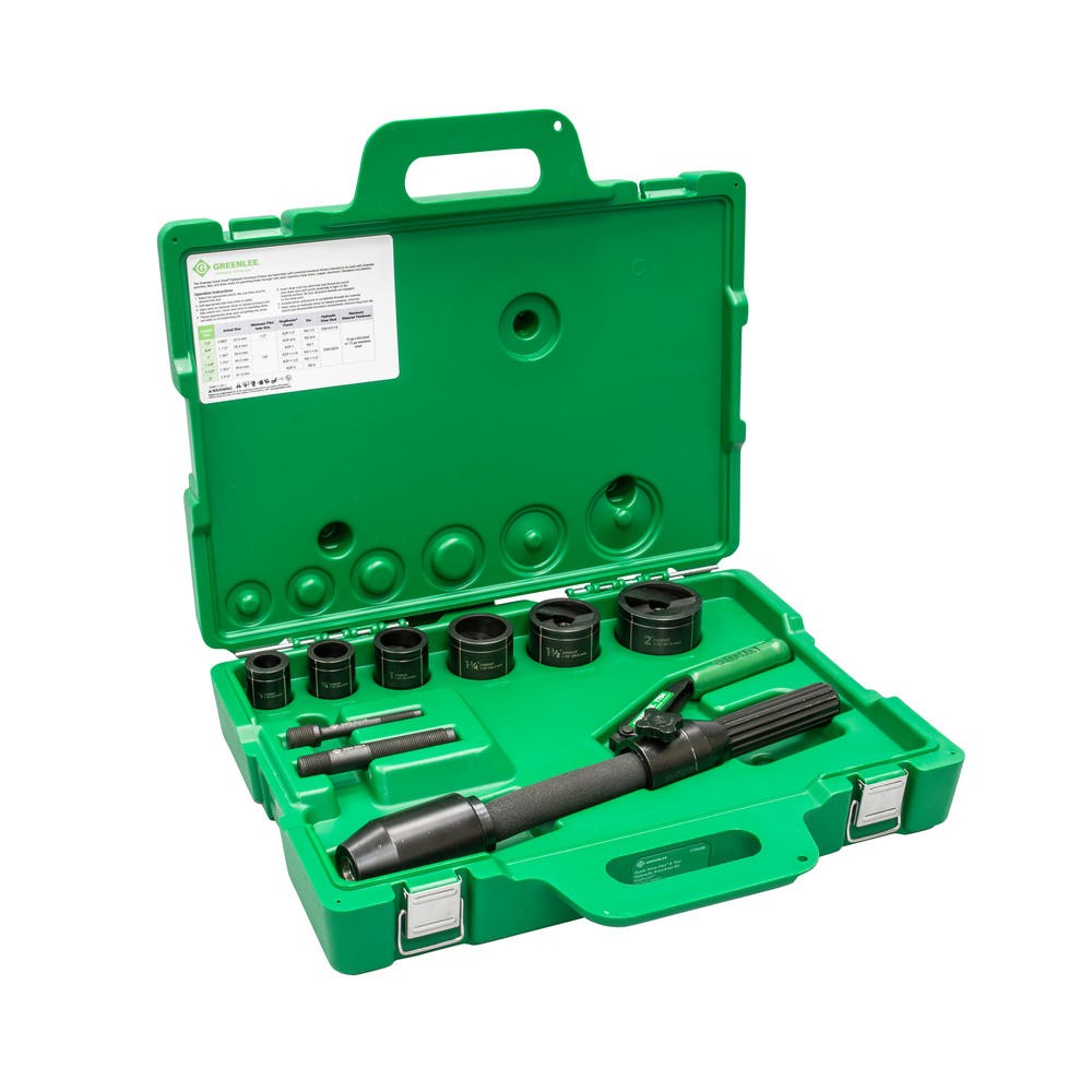 Greenlee 7706SB Standard Quick Draw Flex Driver Kit Hydraulic Punch Set