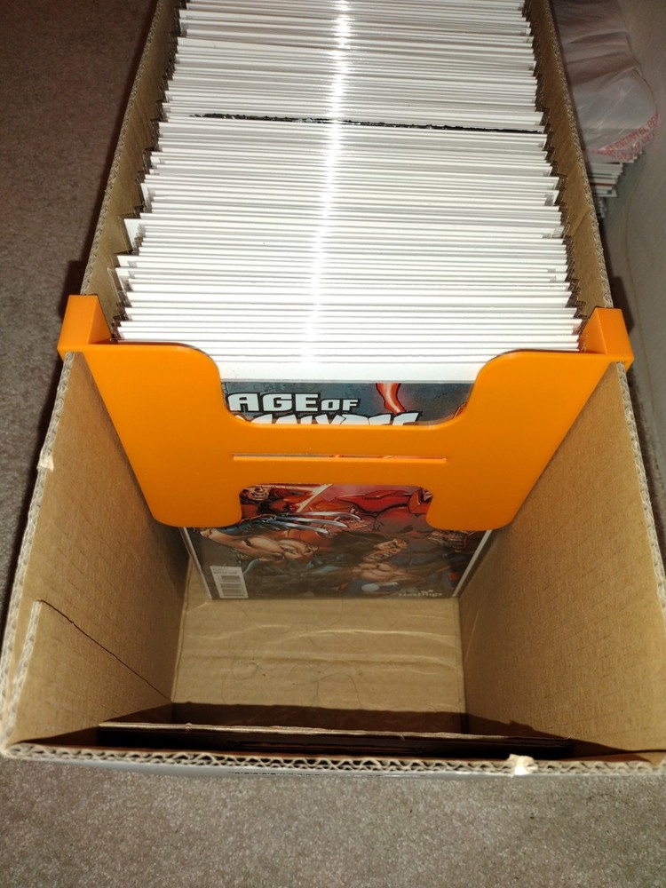 5 Comic Book Stopper -  Keep Your Comics Upright! - Fits Short and Long Boxes!