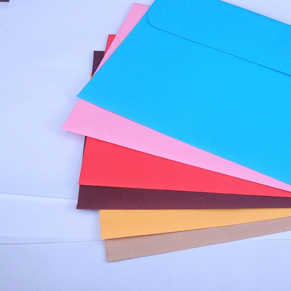 40 Pcs/ Creative Paper Envelope Color Envelopes Business Colored